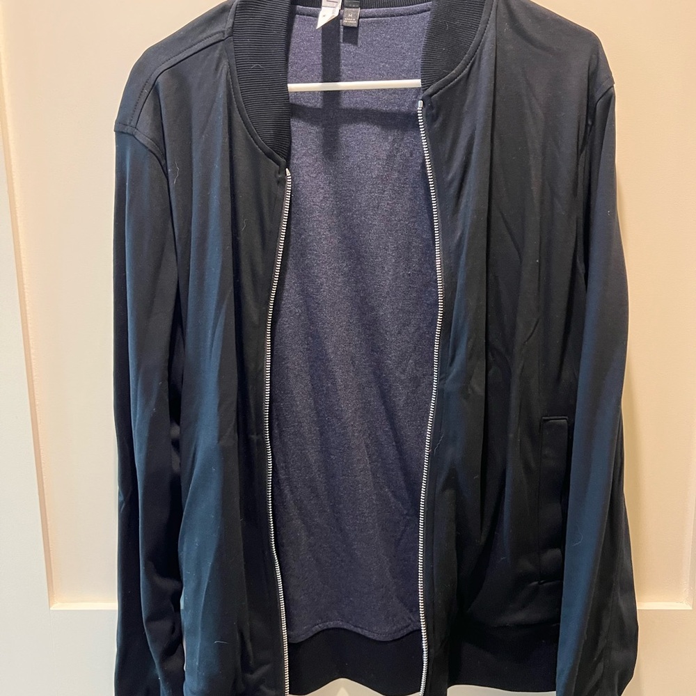Men's Black Bomber Jacket